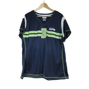 NFL Players Team Apparel women's Seattle Seahawks #3 Wilson short‎ sleeve jersey